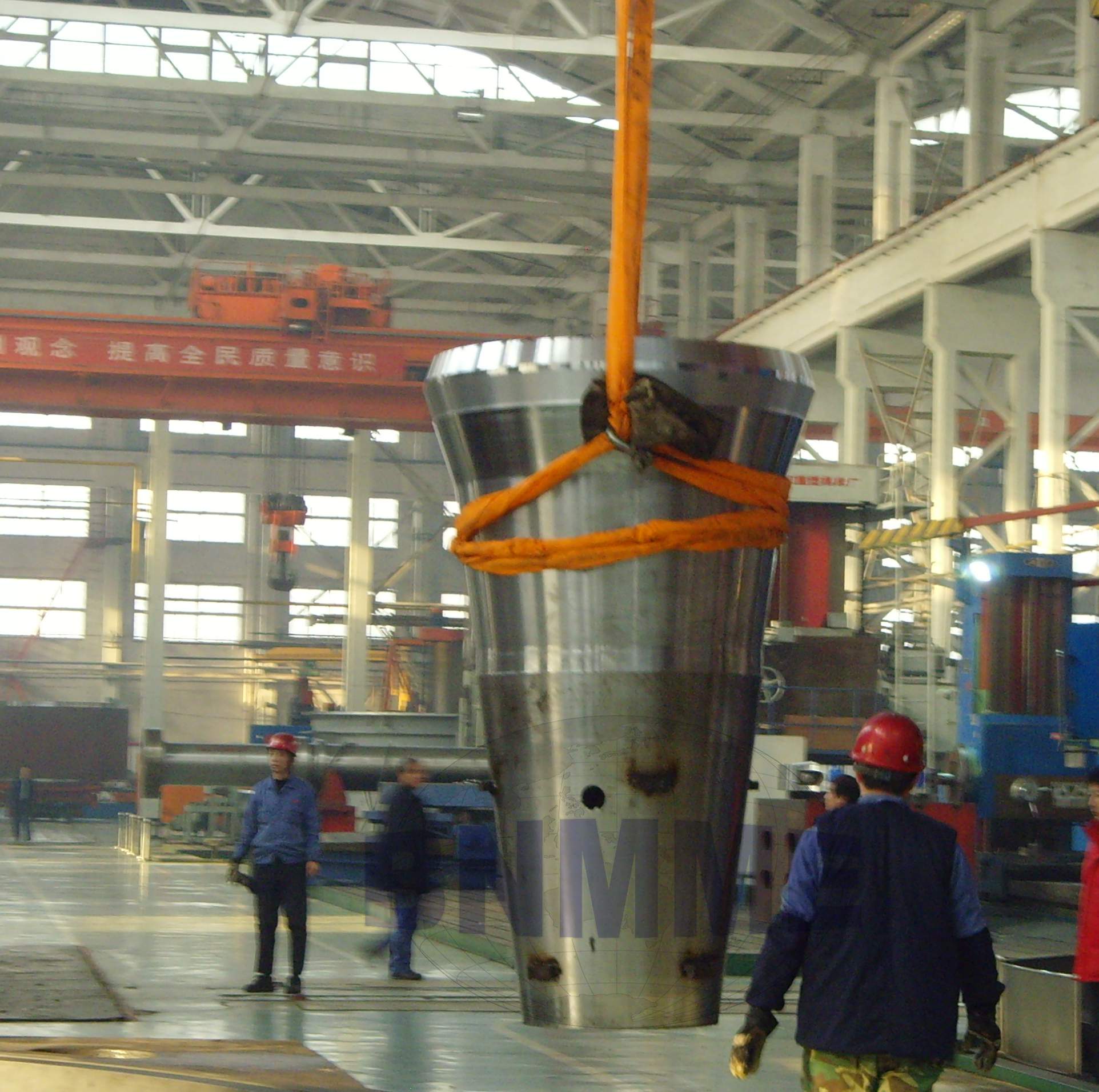 cone crusher shaft and cone body